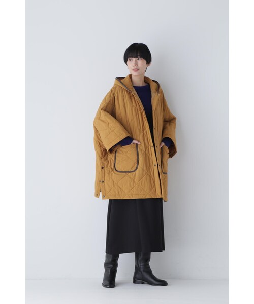 「human woman」 ポンチョ MEDIUM ネイビー レディース_画像3