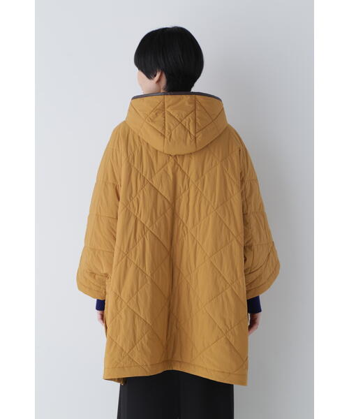 「human woman」 ポンチョ MEDIUM ネイビー レディース_画像6