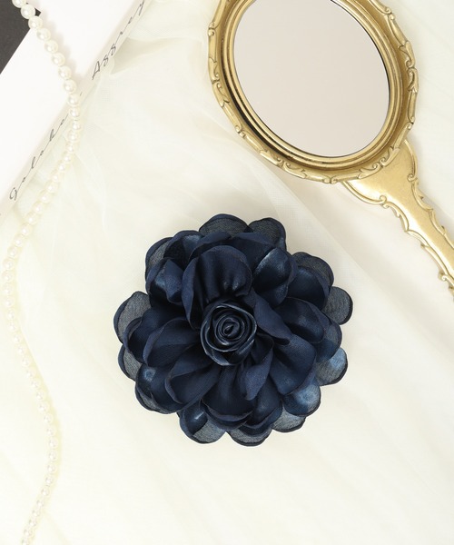 Meing ブローチ コサージュ 花 フラワー ブローチ 結婚式 パーティー