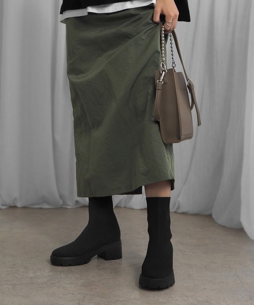 「minia」 ショートブーツ M アイボリー レディース_画像3