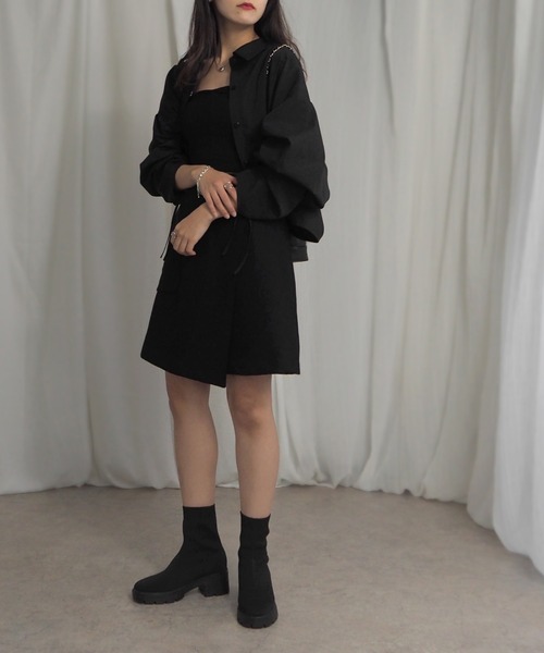 「minia」 ショートブーツ M アイボリー レディース_画像8