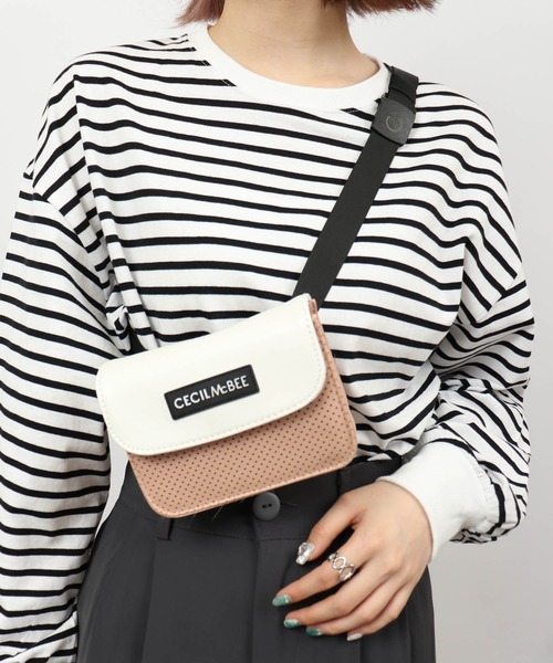 「CECIL McBEE」 ショルダーバッグ F ホワイト レディース_画像4