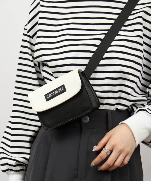 「CECIL McBEE」 ショルダーバッグ F ホワイト レディース_画像9