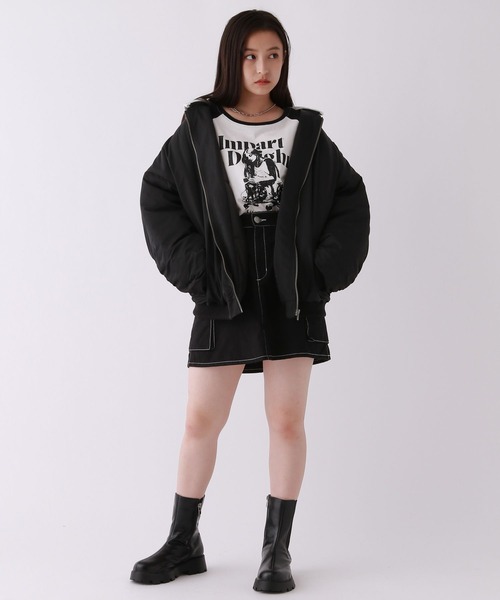 「repipi armario」 「KIDS」ブルゾン SMALL ブラック キッズ_画像6