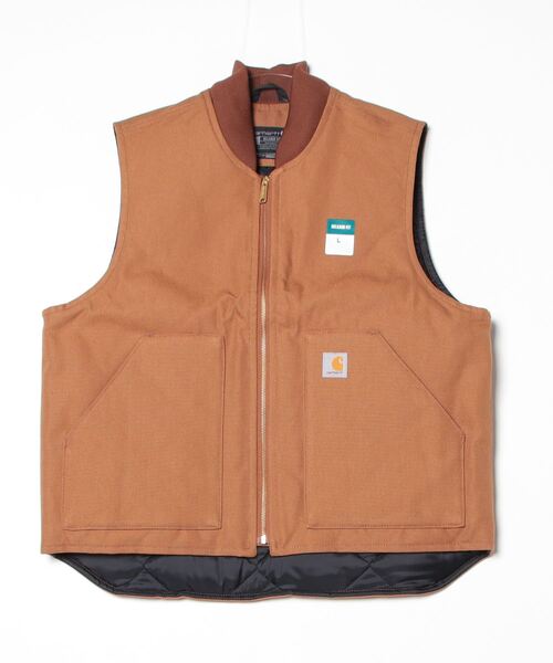 Carhartt（カーハート） ベスト LARGE ブラウン メンズ : ZOZOTOWN