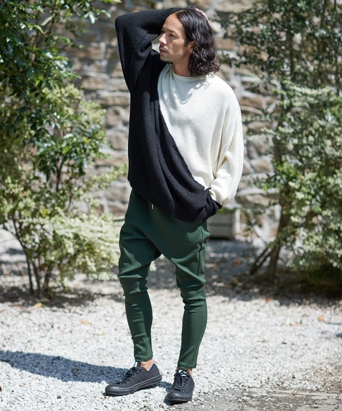 「CAMBIO」 イージーパンツ L ベージュ メンズ_画像2