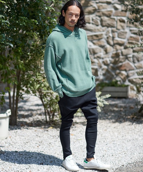 「CAMBIO」 イージーパンツ L ベージュ メンズ_画像9