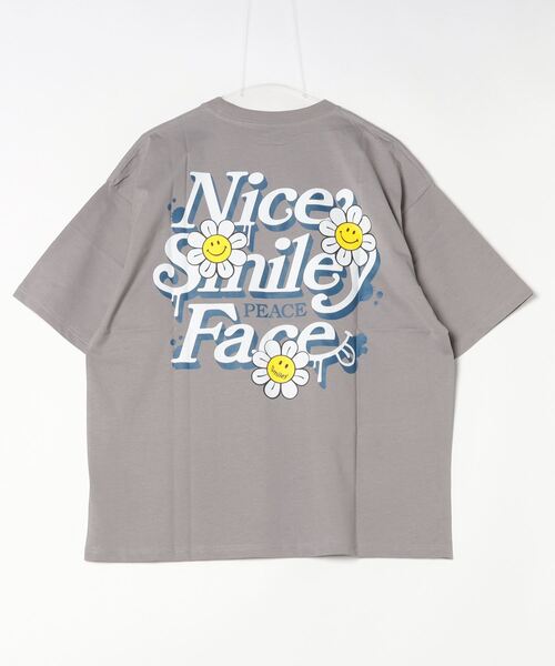 「SMILEY FACE」 半袖Tシャツ LL ブラック メンズ_画像5