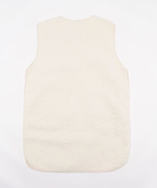 「おしゃれスタ」 ベスト M ライトグレー レディース_画像4