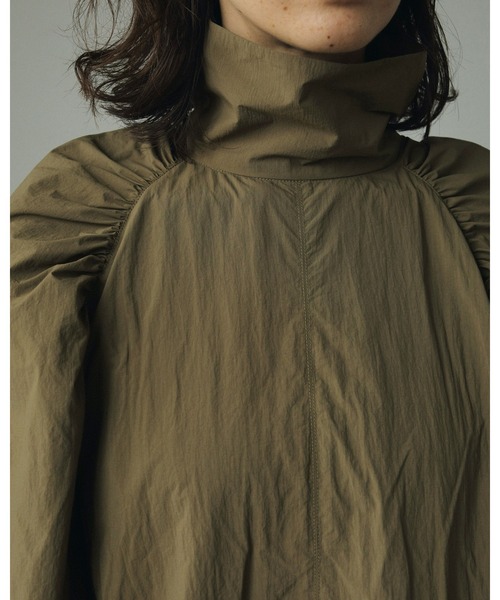 「anuke」 長袖ワンピース 38inch ネイビー レディース_画像8