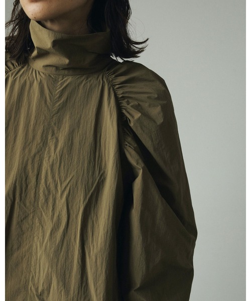 「anuke」 長袖ワンピース 38inch ネイビー レディース_画像9