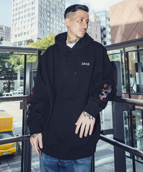 Subciety（サブサエティ） プルオーバーパーカー SMALL ブラック 