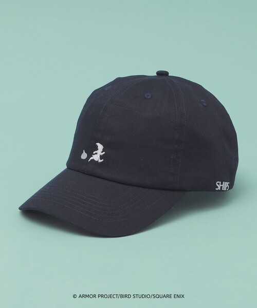 ドラクエ DQVIIR x SHIPSコラボ キャップ ブラック 黒 帽子 SHIPS（シップス） キャップ 帽子 DQVIIR × SHIPS:6パネル キャップ