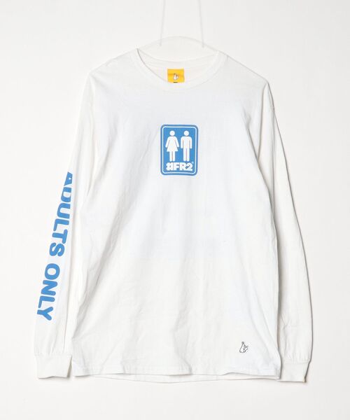 FR2 長袖Tシャツ M ホワイト メンズ : ZOZOTOWN Yahoo!店 - 通販