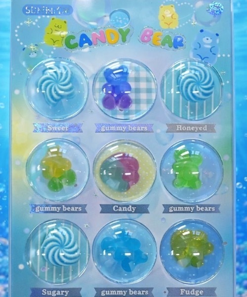 FLANEEK. ステッカー 3Dベアキラキラシール : ZOZOTOWN Yahoo!店