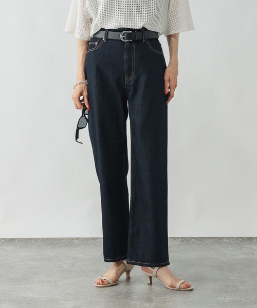 「GLOBAL WORK」 デニムパンツ MEDIUM ブルー レディース_画像8