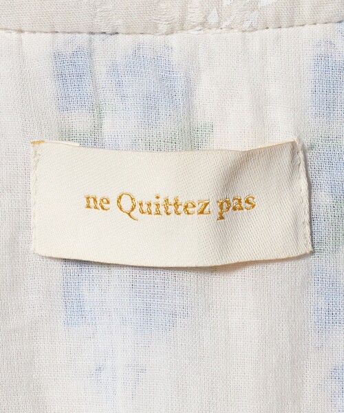 ワンピース 「ne Quittez pas」プリント ワンピースの画像