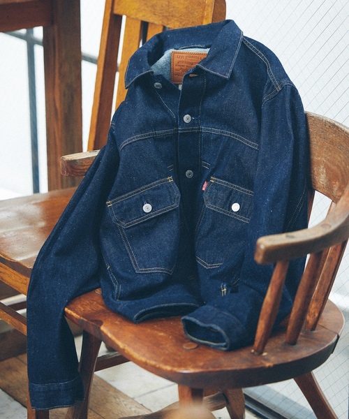 BIOTOP（ビオトープ） 「Levi's」デニムジャケット M ネイビー メンズ