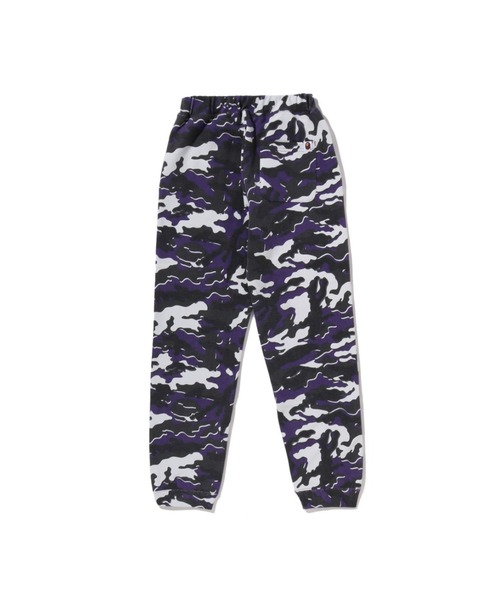 【即完品‼️】BAPE KIDS スウェットパンツ シャーク エイプ 130cm A BATHING APE（アベイシングエイプ） パンツ GLITCH WOODLAND CAMO