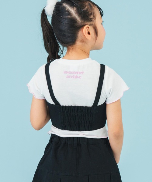 ANAP kids（アナップキッズ） アンサンブル スピンドル ビスチェ × T