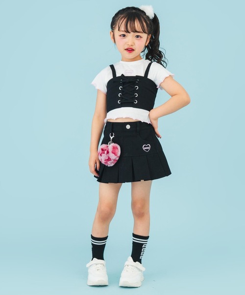 ANAP kids（アナップキッズ） アンサンブル スピンドル ビスチェ × T