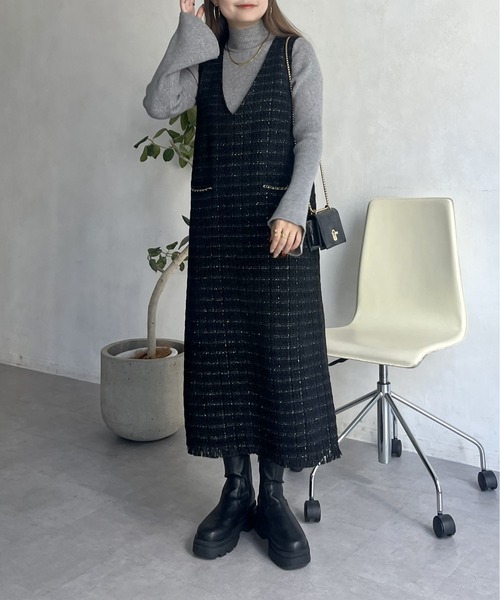 「prose verse」 サロペットスカート MEDIUM ブラック レディース_画像8
