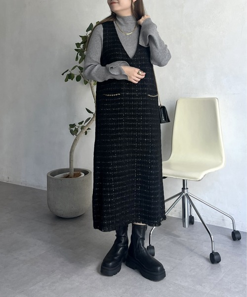 「prose verse」 サロペットスカート MEDIUM ブラック レディース_画像9