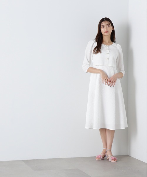 JILL by JILL STUART（ジルバイジルスチュアート） 7分袖ワンピース