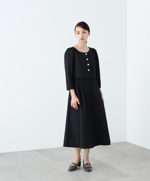 JILL by JILL STUART（ジルバイジルスチュアート） 7分袖ワンピース