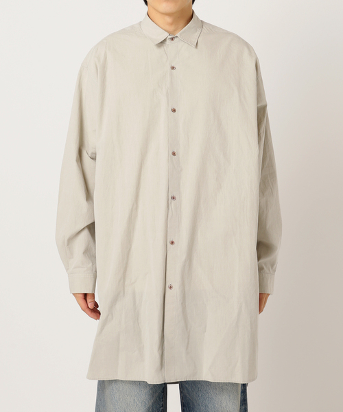 「JOURNAL STANDARD J.S HOMESTEAD」 長袖シャツ MEDIUM チャコールグレー メンズ_画像2