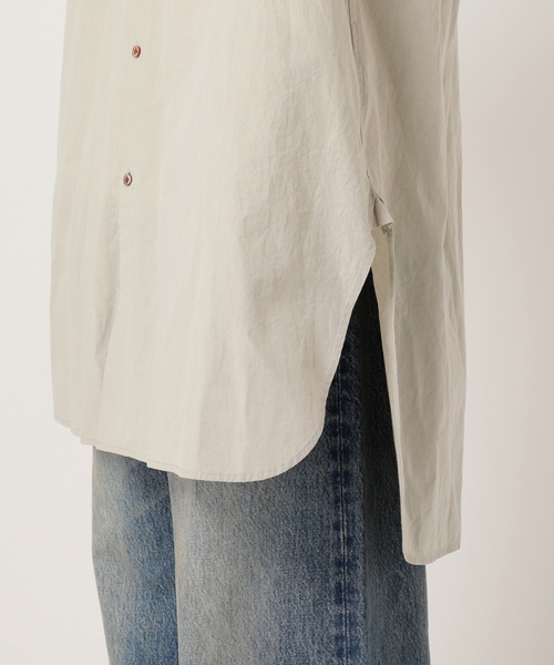 「JOURNAL STANDARD J.S HOMESTEAD」 長袖シャツ MEDIUM チャコールグレー メンズ_画像5