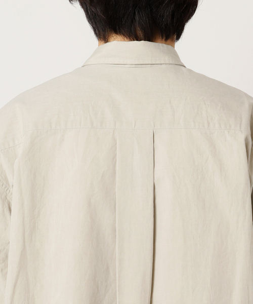 「JOURNAL STANDARD J.S HOMESTEAD」 長袖シャツ MEDIUM チャコールグレー メンズ_画像6