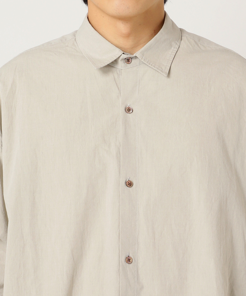 「JOURNAL STANDARD J.S HOMESTEAD」 長袖シャツ MEDIUM チャコールグレー メンズ_画像8