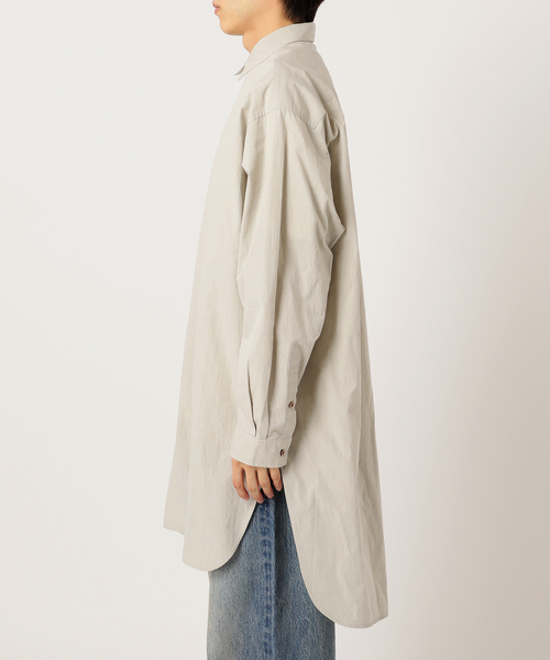 「JOURNAL STANDARD J.S HOMESTEAD」 長袖シャツ MEDIUM チャコールグレー メンズ_画像9