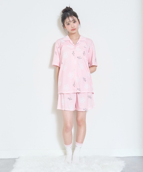 LOVETOXIC パジャマ 「ルームウェア/パジャマ」半袖総柄シャツ