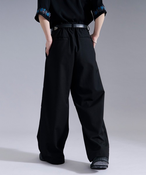 Ellno Loset（エルノロゼット） ワイドパンツ スラックス レイヤード