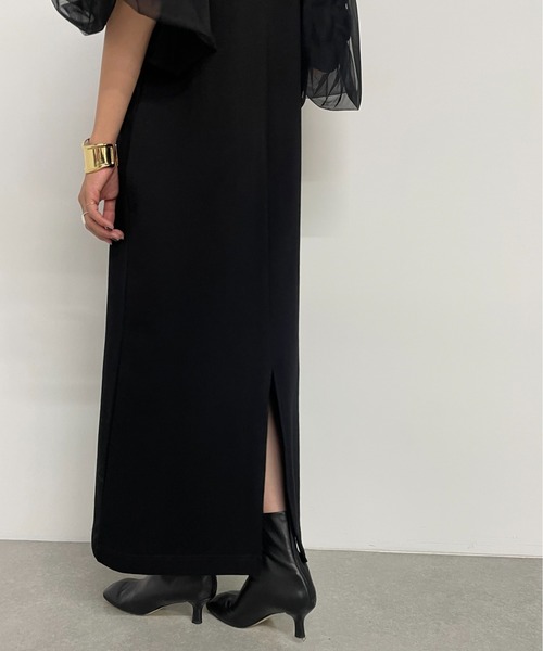 「LOUNGEDRESS」 長袖ワンピース FREE グレー レディース_画像5