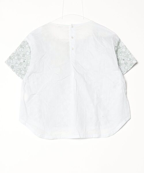「haupia」 半袖ブラウス MEDIUM モスグリーン レディース_画像2