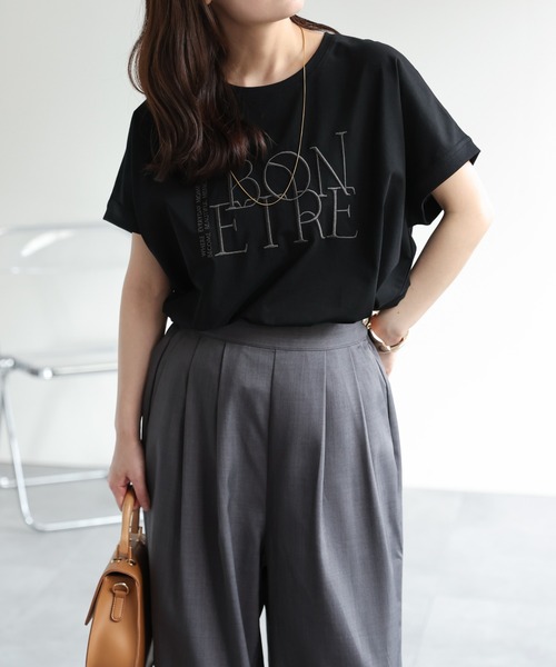 ap retro tシャツ 半袖 「接触冷感」立体ロゴ刺繍Tシャツ / 大人