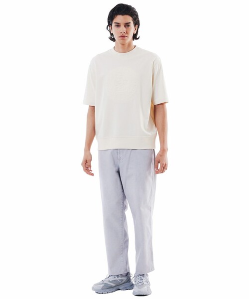 「LACOSTE」 デニムパンツ 42 ネイビー メンズ_画像2