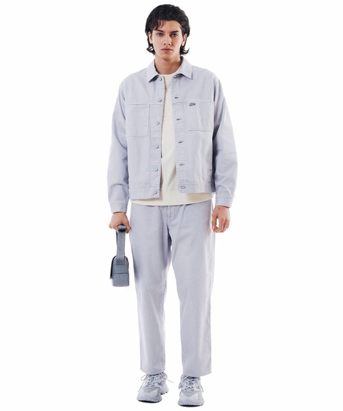 「LACOSTE」 デニムパンツ 42 ネイビー メンズ_画像5