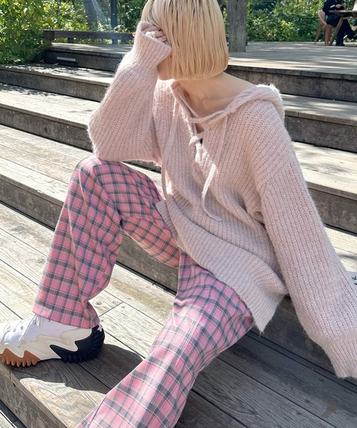 「Alley by w closet」 スラックス FREE ブラウン レディース_画像8