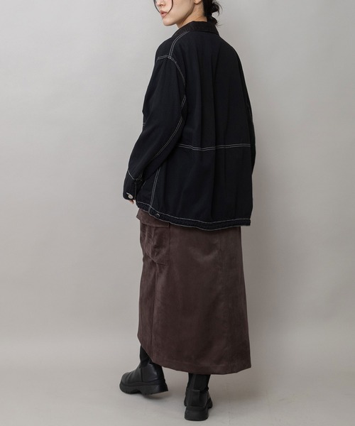 【美品 近年モデル】ミューズ 2way ミリタリーシャツジャケット カバーオール Munich（ミューニック） カバーオール 5.5ozデニム カバーオール