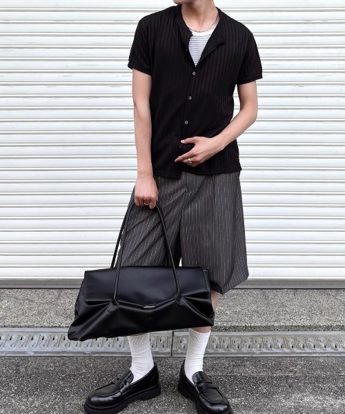 Chikashitsu+（チカシツプラス） ワイドパンツ スラックス