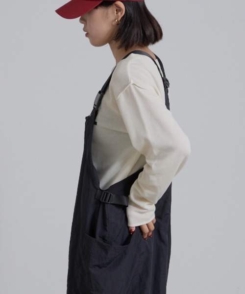 「etsinta」 オーバーオール ONE SIZE ブラック レディース_画像7