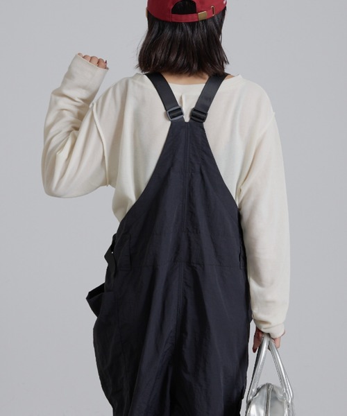 「etsinta」 オーバーオール ONE SIZE ブラック レディース_画像8