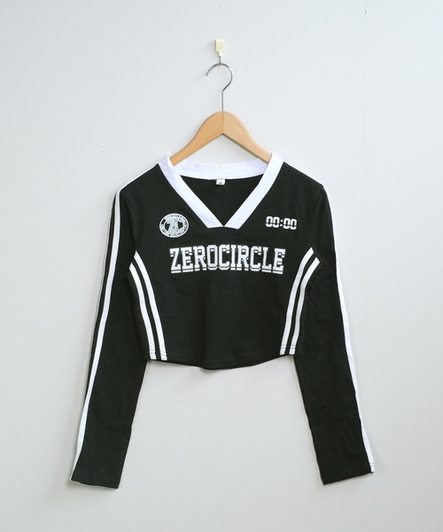 「shopnikoniko」 長袖カットソー フリー ブラック レディース_画像5