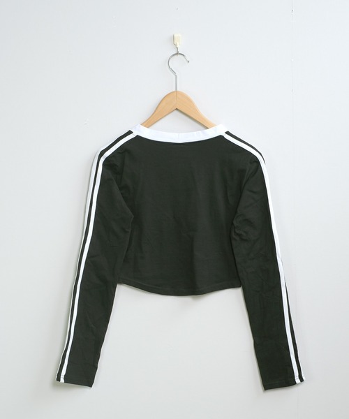 「shopnikoniko」 長袖カットソー フリー ブラック レディース_画像6