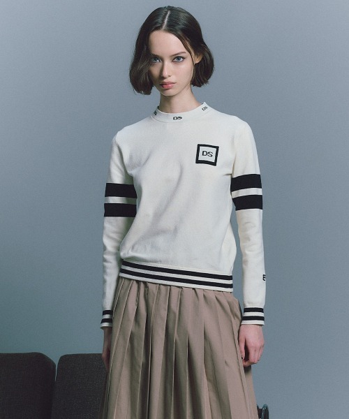DOUBLE STANDARD CLOTHING 長袖ニット 36 ESSENTIAL（DOUBLE STANDARD CLOTHING） ニット セーター DSロゴ プル