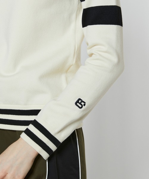 ESSENTIAL（DOUBLE STANDARD CLOTHING） ニット セーター DSロゴ プル